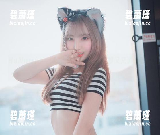 HaNari(하나리)的睡衣图集简单，却又充满诱惑，是时候开始下载了
