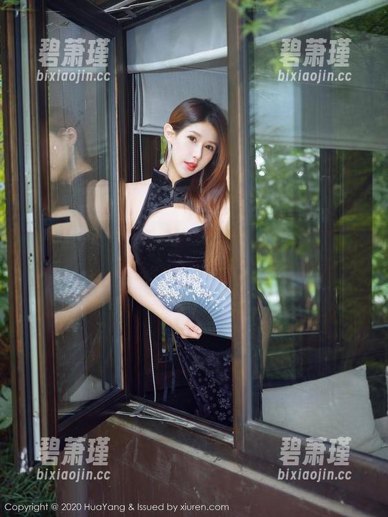 HuaYang花漾 - 朱可儿Flower的黑丝作品，在线流连忘返好像在看展览