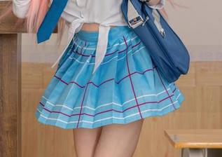 运动与可爱同框，咬人小小兔体操服写真超有爱！