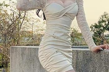 微密圈 – 徐莉芝Booty的蓝色妖姬，图库里小心被吸引，随时可能被“妖”住！