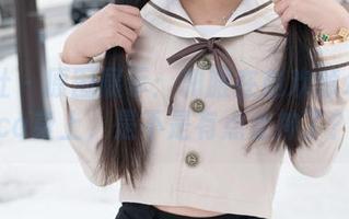 魅妍社 – 原图展示：和服在赵欢颜Jessica身上，是不是有点走神了？